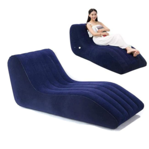 Inflatable Lazy Sofa Chair,Adult Foldable Lounge Chair, Portable Air Sofa Couch with Flocking,Convertible Multi-Function Sofa Chairs for Yoga Exercise,Nap, Sofa Bed, Living Room Bedroom,Outdoor Indoor