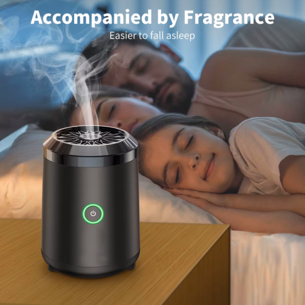 CLOVER Electric Incense mini Burner Bakhoor Portable USB Rechargeable Aroma Diffuser for Car and Home