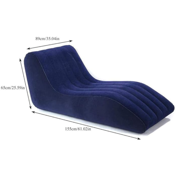 Inflatable Lazy Sofa Chair,Adult Foldable Lounge Chair, Portable Air Sofa Couch with Flocking,Convertible Multi-Function Sofa Chairs for Yoga Exercise,Nap, Sofa Bed, Living Room Bedroom,Outdoor Indoor