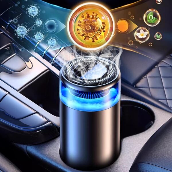 025 Car Air Freshener Diffuser, 360° Atomisation, AI Dual Chip, Aromatherapy Machine Oil Fragrance With Lights, Mini Aromatherapy Powerful Fragrance Diffusion second Filling the Car